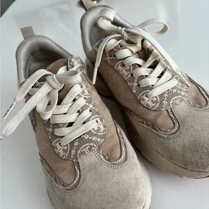 Tory Burch Beige and Cream Women's Sneakers